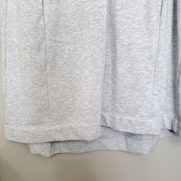 Caslon Dress Women's Size Small Gray Sweatshirt Cuffed Short Sleeves Pockets - Picture 7 of 9